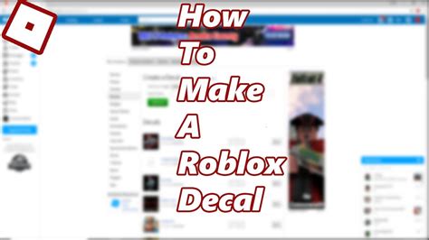 In this free roblox studio tutorial, the codakid team will teach you how to make your own custom obby course from the ground up using roblox studio and the lua programming language. HOW TO MAKE A DECAL IN ROBLOX (UPDATED 2018!) - YouTube