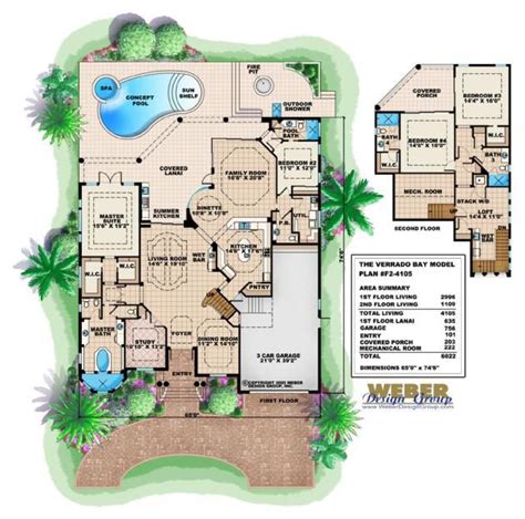 Verrado Bay House Plan Weber Design Group Bay House Plans Narrow Lot