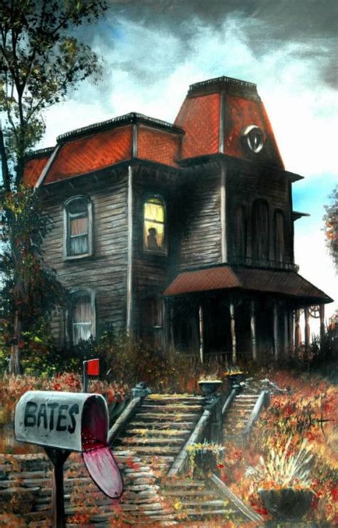 Psycho House By Woodywelch Twisted Art For Twisted Minds Bates