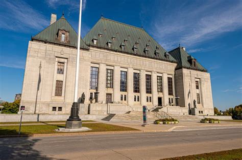 Supreme Court Of Canada In Ottawa Editorial Photography Image Of