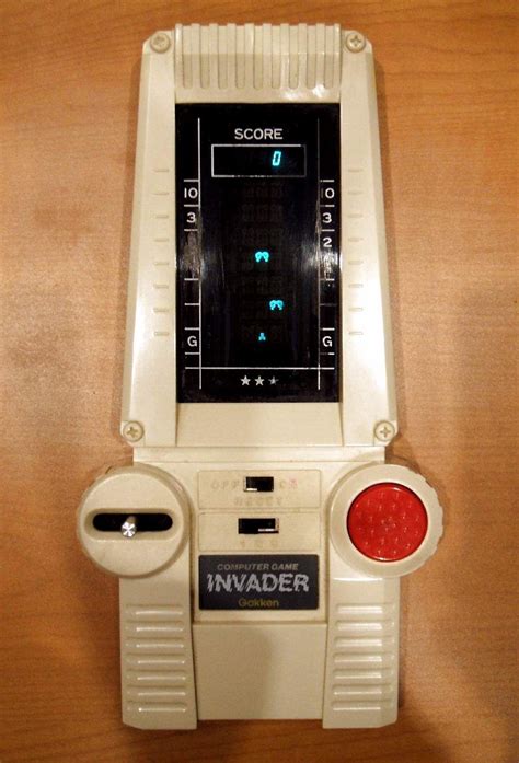 Handheld Space Invader Childhood Memories Retro 70s Classic Toys