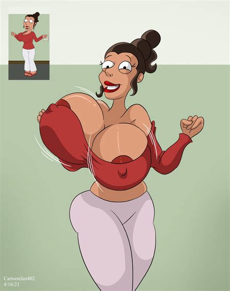 Rule 34 1girls Areola Bimbo Breasts Busty Cartoonfan402 Cleavage Dark Skinned Female Dark Skin