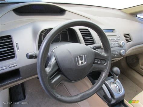 2007 Honda Civic Lx Sedan Steering Wheel Photos
