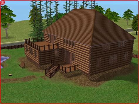 If you want a tiny home approach to log cabins this is a very affordable way to do it. Mod The Sims - Log Cabin Construction Kit - v1.1-BETA