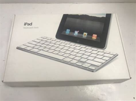 Genuine Apple Ipad Keyboard Dock Mc533lla Model A1359 New In Box