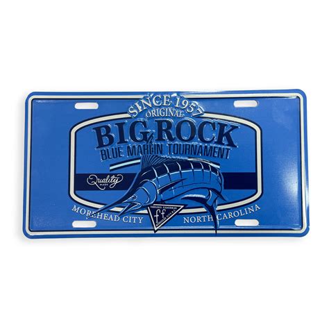 Vintage Badge License Plate The Big Rock Store
