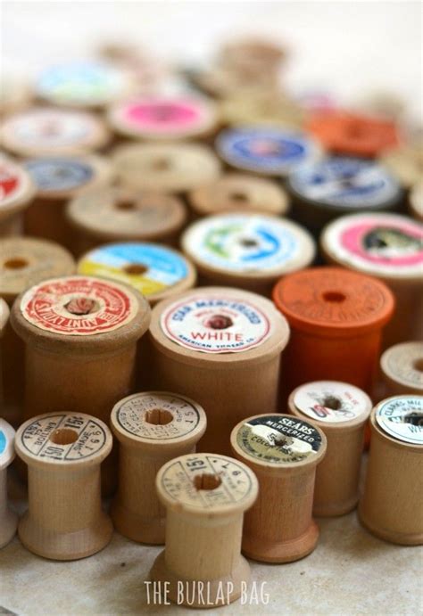 Easy Projects With Spools Of Thread Thread Spools Spool Easy Projects