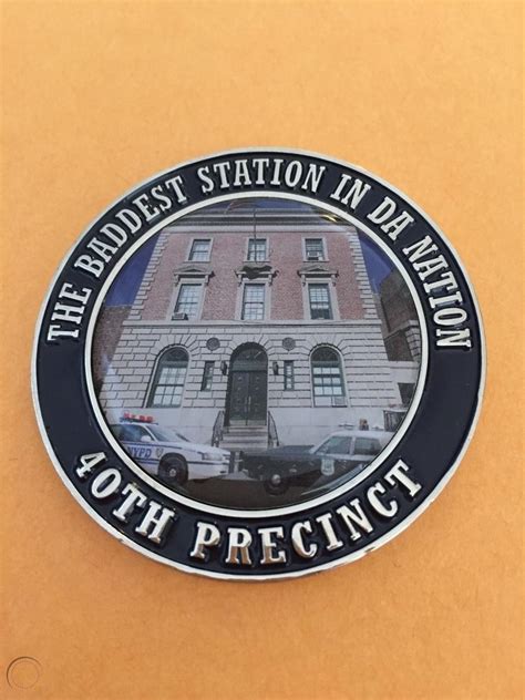 Nypd 40th Precinct Challenge Coin 1812309907