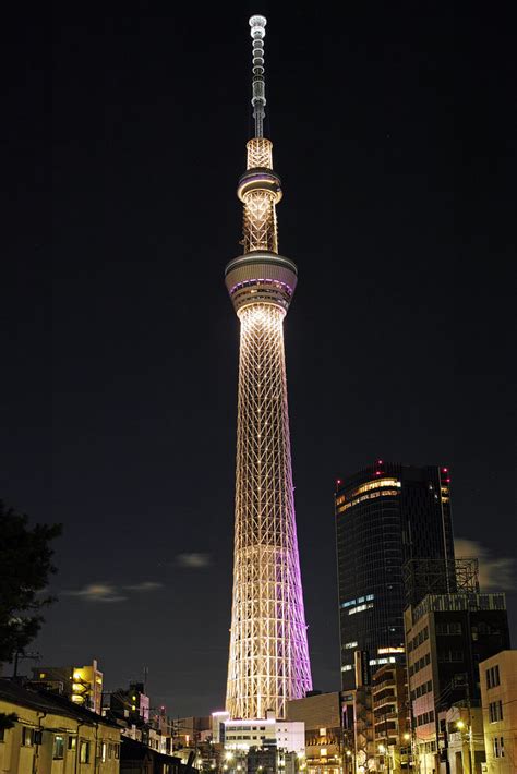 Tokyo Sky Tree At Night 1 Taken By Sigma Dp2 Merrill Osh Flickr