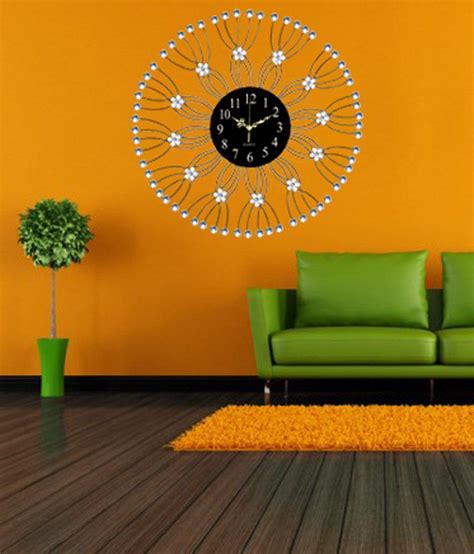 Unique Metal Wall Clock White Buy Unique Metal Wall Clock White At
