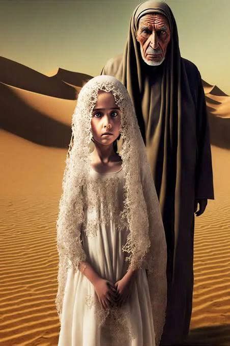 Ai Generated Image Of A Man With His Wife In Arabia Ca Years Ago