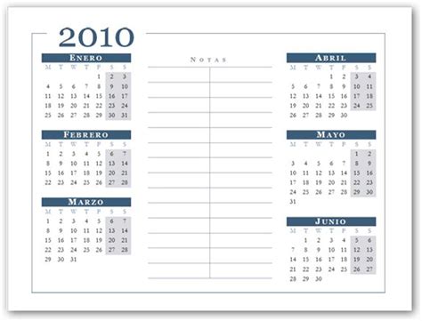 Calendarios 2010 Gratis Red De Ahorradores