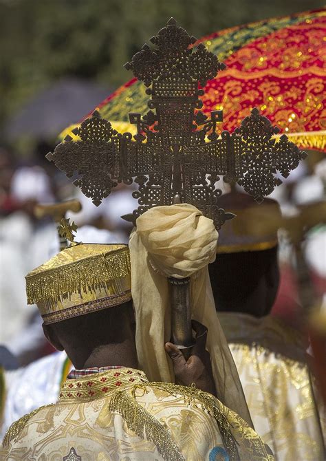 Maybe you would like to learn more about one of these? Ethiopian Orthodox Priest Holding A Cross During The ...