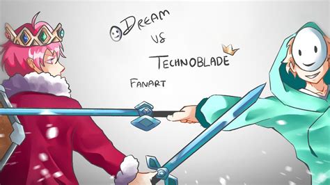 Dream And Technoblade Fanart