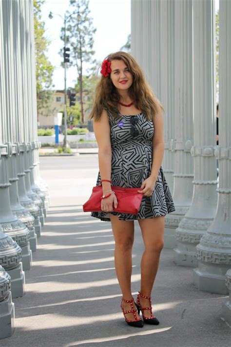 Fashamorphosis Outfit Charlotte Russe Skater Dress Touches Of Red