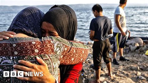 In Pictures An Emotional Arrival In Europe Bbc News