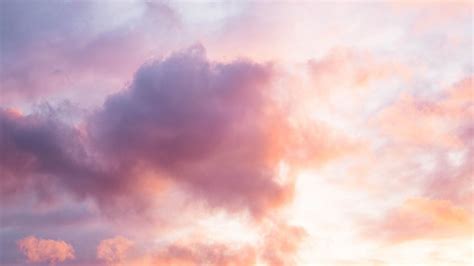 Download Wallpaper 1280x720 Clouds Sunset Sky Pink Dusk Evening Hd