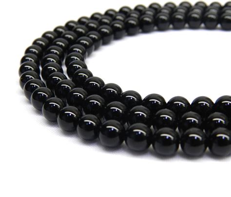 Black Onyx 8mm Beads Black Onyx Beads 8mm Gemstone Beads