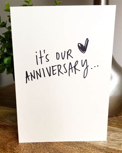 One Year Anniversary Card For Husband Paper Anniversary Card For Wife