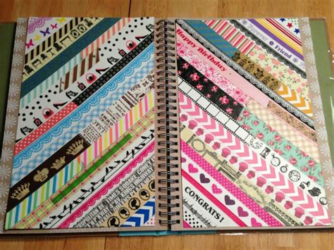 Decorate Journals And Smash Books With Washi Tape Smash Book Ideas