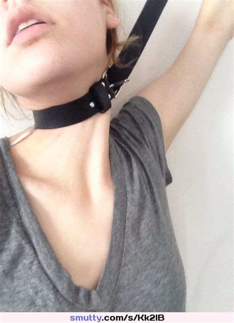 Belt Collar Collared Submissive Submissivegirl