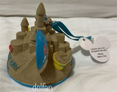 Disney Cruise Line Dcl Castaway Cay Sandcastle Mickey Ear Hat Ornament