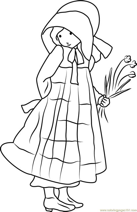 As your child gets involved, you may add small details about them. Holly Hobbie See Back Coloring Page - Free Holly Hobbie ...