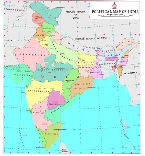 Union Territories Of India Map