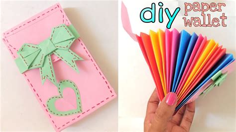 Diy Origami Paper Wallet Tutorialhow To Make Paper Wallet Diy School