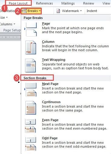 3 Ways To Quickly Insert Section Breaks Into Your Word Document