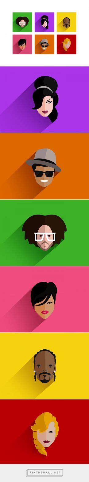 Pop Icons On Behance Created Via More