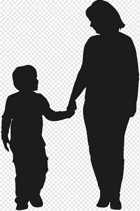 African Mother And Child Silhouette