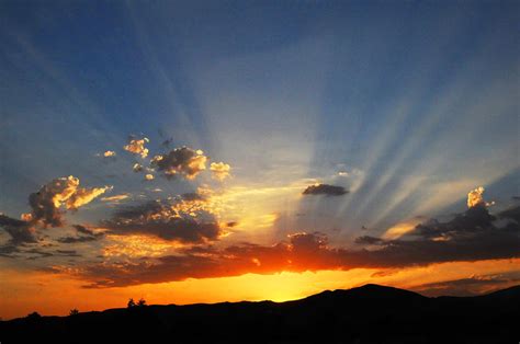 Sunset Sun Rays Photograph By Lynn Bauer Fine Art America