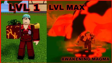 Reworked Magma V1 V2 Devil Fruits I Reached Max In Blox Fruits