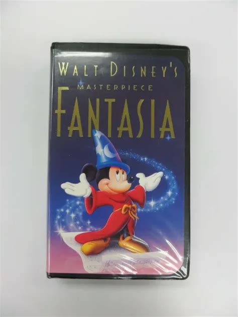 NICE WALT DISNEY S Masterpiece Fantasia VHS Tape 1132 Sorcerer Mickey