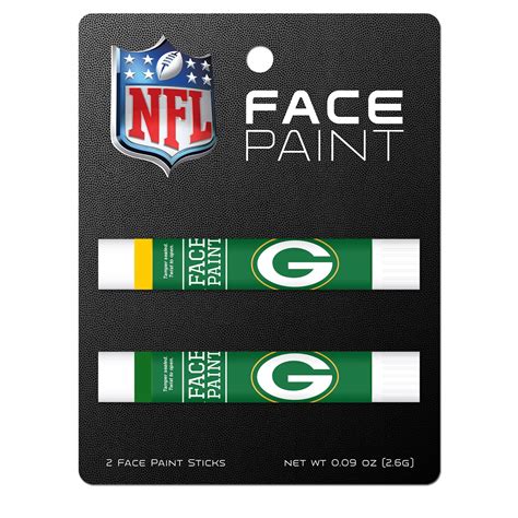 Green Bay Packers Face Paint 2 Pack