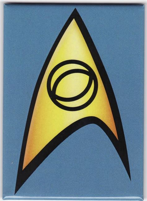 Star Trek Science Insignia Magnet Spock Star Trek Logo Star Trek