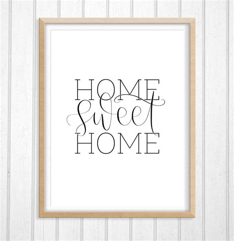 Home Sweet Home Print Creative Jelly
