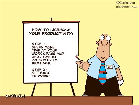 Productivity Cartoons Glasbergen Cartoon Service
