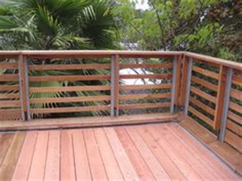 Horizontal slat style railing with or without wood top rail. 1000+ images about Deck project on Pinterest | Deck ...