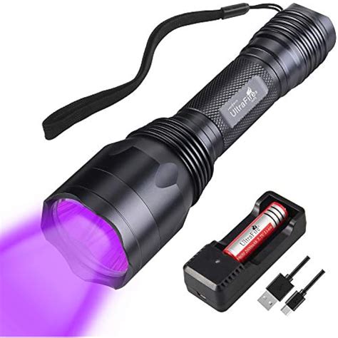 Ultrafire Uv Black Light Flashlight H P3 Powerful Ultraviolet 395 Nm