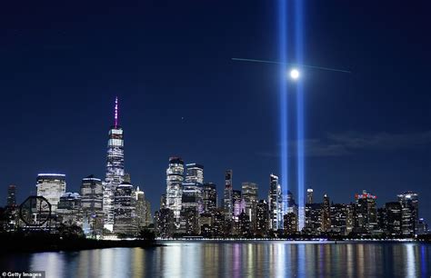 Manhattan Skyline Is Lit Up In Test Run For Tribute In Light 911