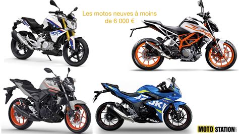 toutes les motos neuves à moins de 6000 € permis a2 moto station