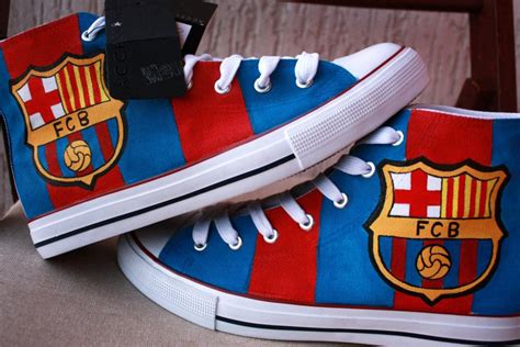 Barcelona Painted Shoes Sneakers By Karka17 On Deviantart