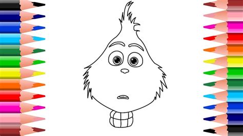 Grinch coloring pages are a great activity for a kid's christmas party. How To Draw And Colour Baby Grinch - Colouring Pages for ...
