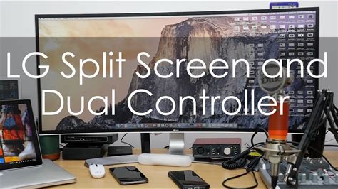 Lg Ultrawide Monitor Split Screen And Dual Controller Functionality Youtube