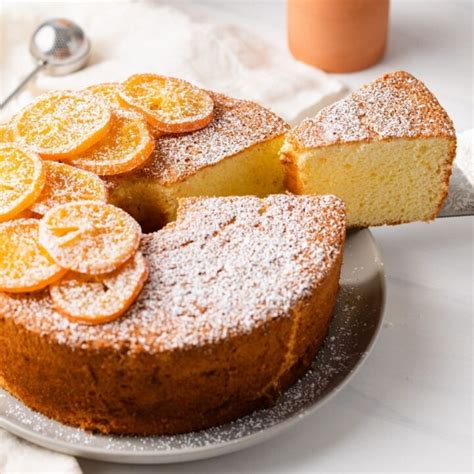 Orange Chiffon Cake Baked By An Introvert