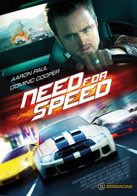 Let the checkered flag wave for need for speed as it crosses the finish line first with fast cars, phenomenal practical stunts, superb lensing, a story with heart and a future superstar in aaron paul. Need for Speed - Película 2014 - SensaCine.com