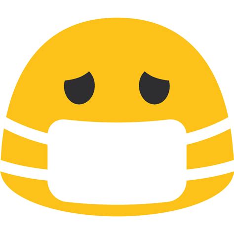 Face With Medical Mask Emoji Clipart Free Download Transparent Png