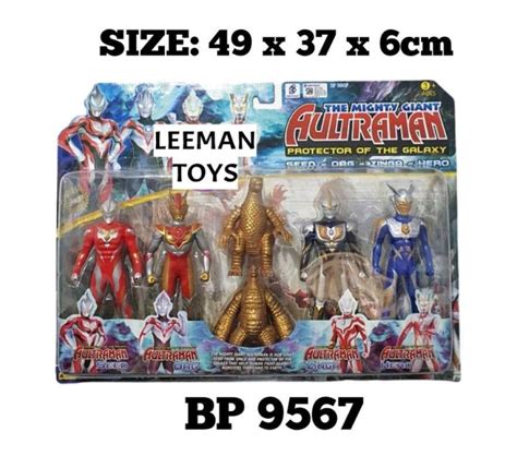 Jual Mainan Robot Ultraman The Mighty Giant Figure Ultraman Set Bp